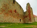 The wall of old castle. Latvia. Europe Royalty Free Stock Photo