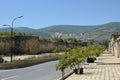 Wall of the old city of Derbent, Dagestan, Russia Royalty Free Stock Photo