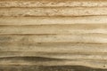 Wall of an old eco-style wooden house. The wall made ÃÂ¾f old logs. Royalty Free Stock Photo