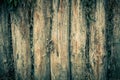 The wall of the old logs. Background. Toned Royalty Free Stock Photo