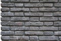 Wall of old red bricks, isolated