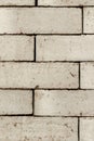 Wall of an old uneven brown brick. background Royalty Free Stock Photo