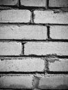 Wall of old white brick surface texture designer background Royalty Free Stock Photo