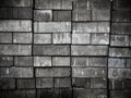 Wall of old white brick surface texture designer background Royalty Free Stock Photo