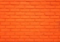 Wall orange brick for background