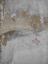 Wall paint that has peeled off the wall Royalty Free Stock Photo