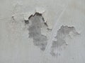 the wall paint is peeling off over time Royalty Free Stock Photo