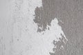 Wall painted white color on concrete. Royalty Free Stock Photo