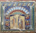 Wall Paintings in a Herculaneum Home