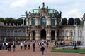 The Wall pavilion at the the Zwinger on a sunny day in the fall, Dresden, Germany