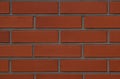 Brown-red wall design. architectural structure of brick and cement Royalty Free Stock Photo