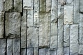 Rectangular stones set in a geometric pattern. Royalty Free Stock Photo