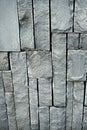 Rectangular stones set in a geometric pattern. Royalty Free Stock Photo