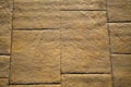 Wall of rectangular stone bricks. background and texture of cobblestones.