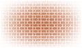 Wall red brick and white blurred soft edges for background, concrete wall with red brown brick backdrop, pattern brick on wall Royalty Free Stock Photo