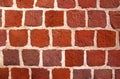 Wall of red bricks. Old brick wall background Royalty Free Stock Photo