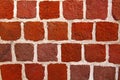 Wall of red bricks. Old brick wall background Royalty Free Stock Photo