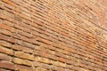 Wall with red bricks. Old brick wall background. grunge brick background Royalty Free Stock Photo