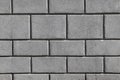 Wall from regular grey concrete sguare Royalty Free Stock Photo