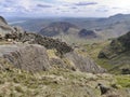 Wall remains by Pavey Ark, Lake District