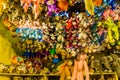 Wall and roof filled with stuffed animals, children cuddly toys, colorful and soft plushies, Almere, The Netherlands, 30 December