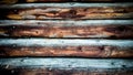 The wall of round, old logs Royalty Free Stock Photo