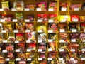 Wall of instant noodle Royalty Free Stock Photo