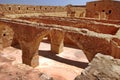 Wall and ruins of fortress Royalty Free Stock Photo