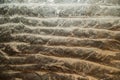 Wall in a salt mine, photo texture Royalty Free Stock Photo