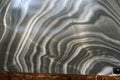 Wall in Salt mine in Turda, Romania Royalty Free Stock Photo