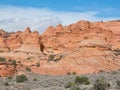 Wall of sanstone formations