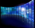 Wall of screens Royalty Free Stock Photo