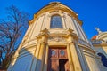 The facade of Church of the Most Sacred Heart of Our Lord, Kutna Hora, Czech Republic