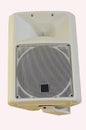Wall Speaker Isolated White Royalty Free Stock Photo