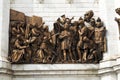 Wall statue at Cathedral of Christ Royalty Free Stock Photo