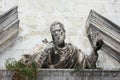 Wall statue in the old town Trogir, Croatia Royalty Free Stock Photo