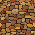 Wall stone seamless pattern