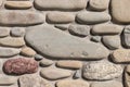 Wall with stone veneer