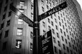 Wall Street and Broadway, New York, United States