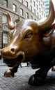 The bull, symbol of a bullish stock market