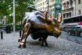 Wall Street Bull, Manhattan, NYC, NY Royalty Free Stock Photo