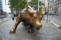 Wall Street Bull, Manhattan, New York City, USA Royalty Free Stock Photo