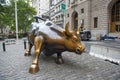 Wall Street Bull, Manhattan, New York City, USA Royalty Free Stock Photo