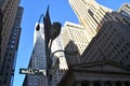 Wall Street and the New York Stock Exchange, New York City, USA. Royalty Free Stock Photo