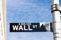 Wall Street Sign, , New York City, USA Royalty Free Stock Photo