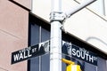 Wall Street Sign, , New York City, USA Royalty Free Stock Photo