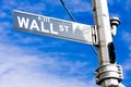 Wall Street Sign, , New York City, USA Royalty Free Stock Photo