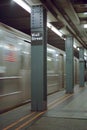 Wall Street Station Blur New York USA