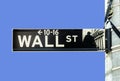 Wall street streetsign