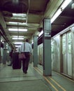 Wall Street Subway Commuter New York USA